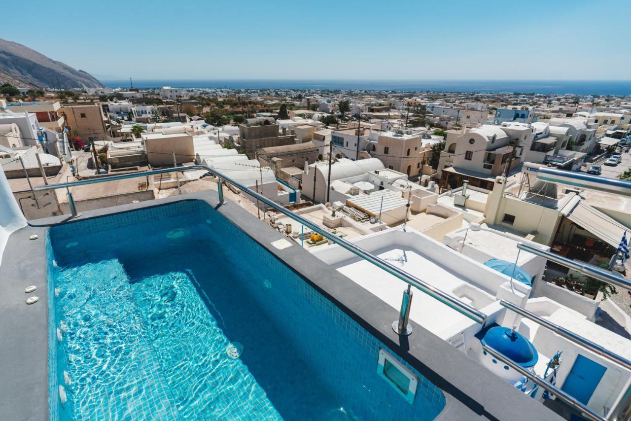 Lux House With Outdoor Jacuzzi And Sea View In Santorini Leilighet Emporio  Eksteriør bilde