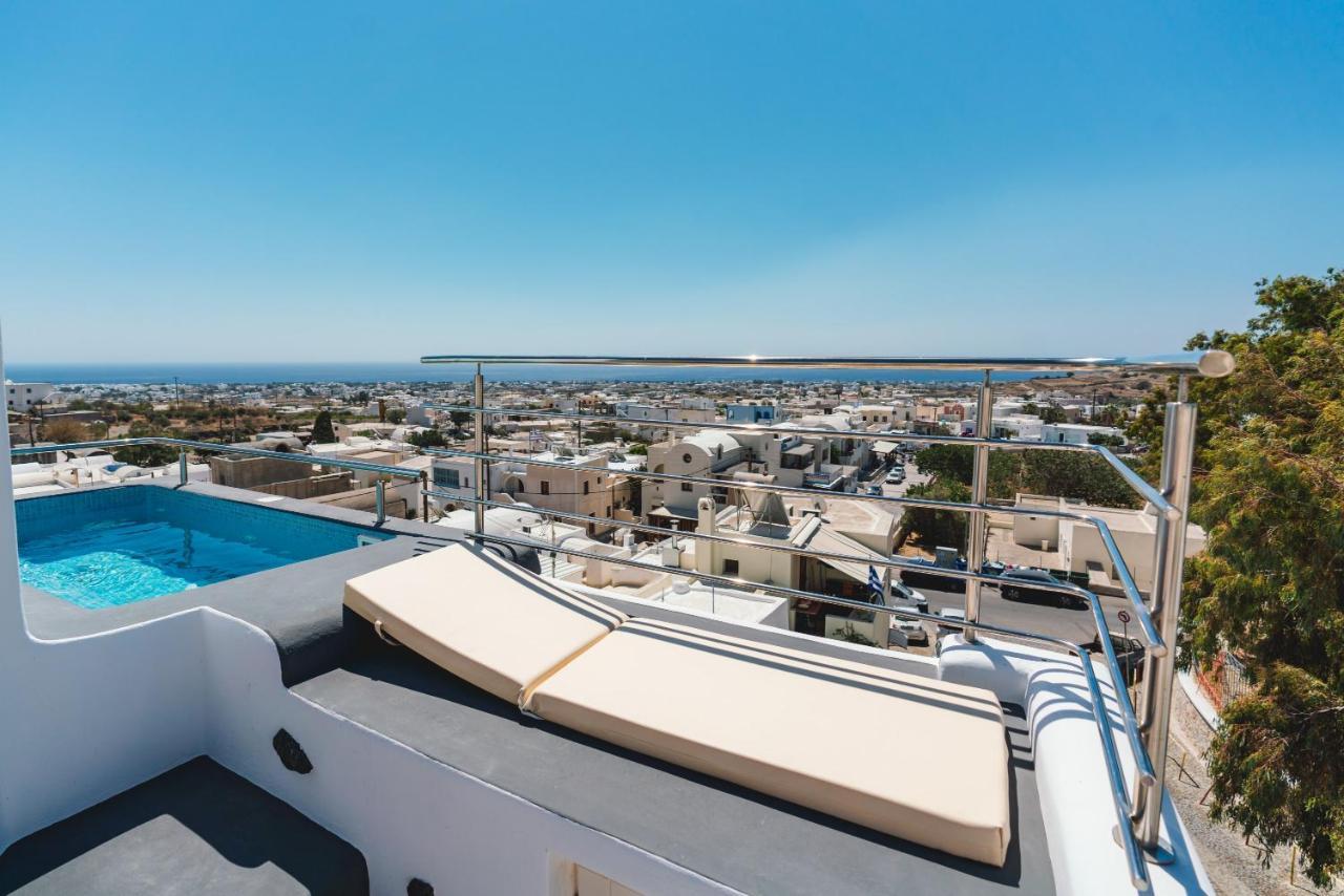 Lux House With Outdoor Jacuzzi And Sea View In Santorini Leilighet Emporio  Eksteriør bilde